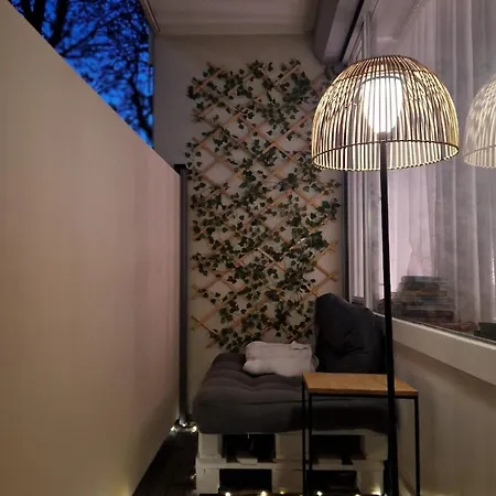 Large Cozy With Balcony And Kitchen At Pasing Appartement